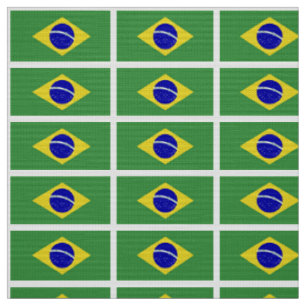 Klassische brasilianische Flagge Stoff