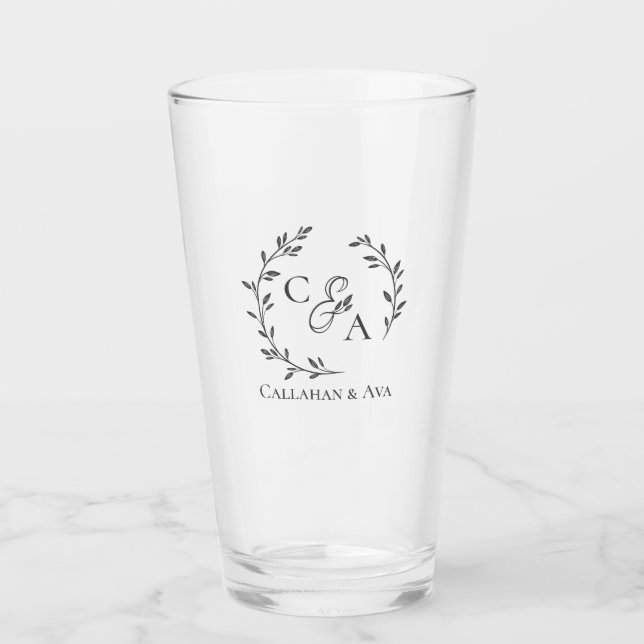 Klassische Bräunungs- und Bräutigamen mit Personal Glas (Vorderseite)