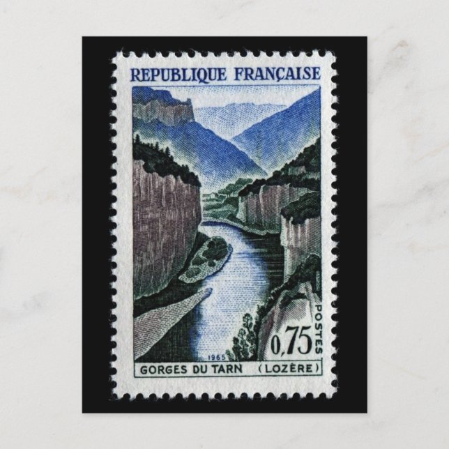 Klassische Briefmarke Postkarte (Vorderseite)