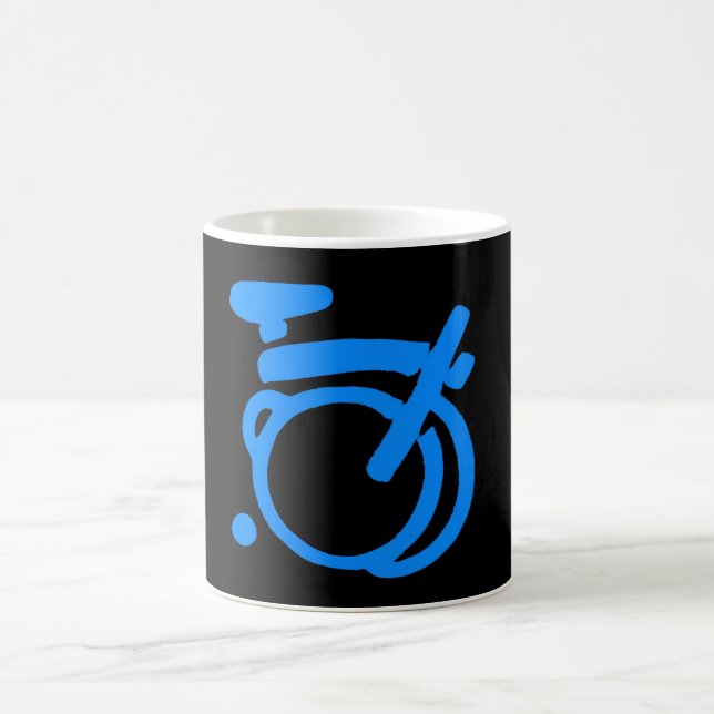 Klassische Brompton Tasse mit Lagune-Blau Brompton (Mittel)