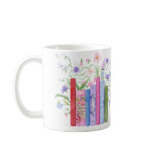 Klassische Bücher Elegant Rosa blaue Wildblume Blu