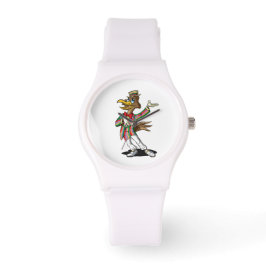 Klassische Cartoon-Uhr | Qwiznibet Square Junction Armbanduhr