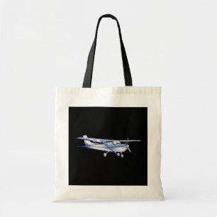 Klassische Cessna-Silhouette für Flugzeuge auf sc Tragetasche