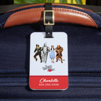 Klassische Charaktere aus dem Zauberer von Oz Gepäckanhänger