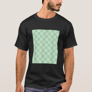 Klassische Checked Schachbrett Checkerboard-Skala T-Shirt