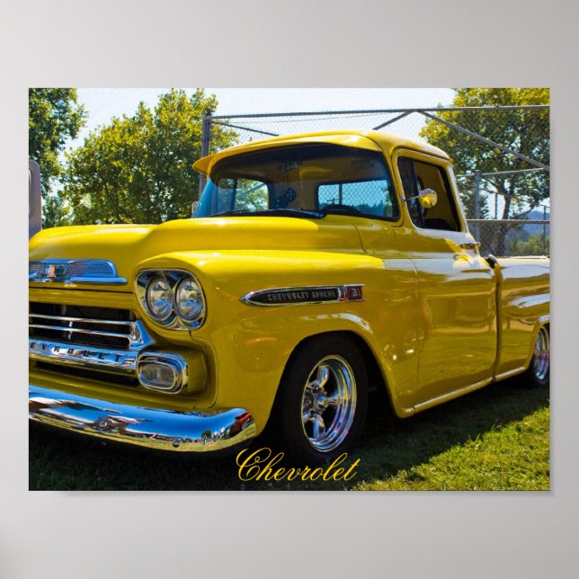 Klassische Chevrolet Print Poster (Vorne)