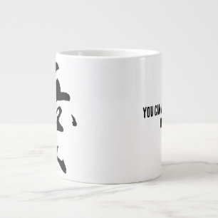 Klassische chinesische Kalligrafie-Liebe-#001- Jumbo-Tasse