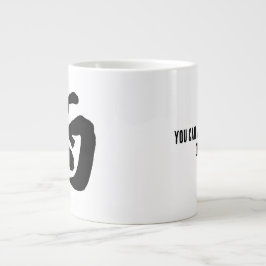 Klassische Chinesische Kalligrafie-Regen-#001- Jumbo-Tasse