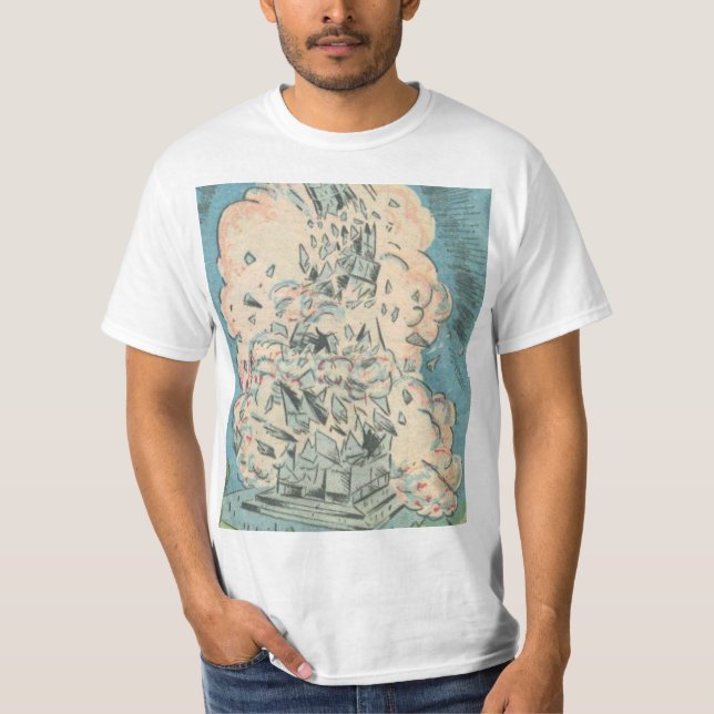 Klassische Comicen Liebhaber T-Shirt (Vorderseite)