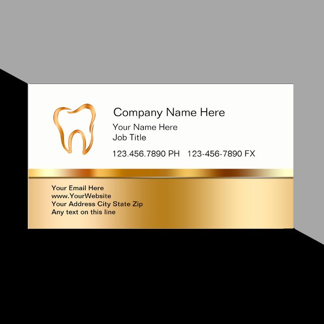 Klassische Dental Business Cards Visitenkarte (Von Creator hochgeladen)