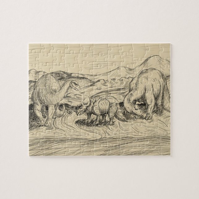 Klassische Dinosaurier (Horizontal)