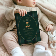 Klassische dunkle karierte Lauren inspirierte Baby