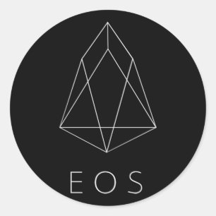 Klassische dunkle Titel-Aufkleber EOS (Blatt von Runder Aufkleber