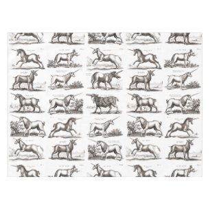 Klassische Einhorn Antike Mythische Magische Kreat Tischdecke