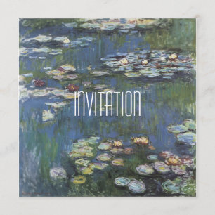 Klassische Einladung Art Monet
