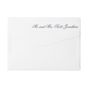 Klassische Elegant-Weißkalligrafie Minimal