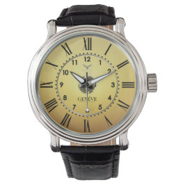 Klassische elegante Herrenarmbanduhr mit warmem Go Armbanduhr