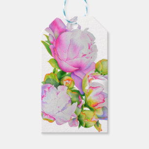 Klassische, elegante, rosafarbene, bläserne Perle Geschenkanhänger
