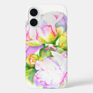 Klassische, elegante, rosafarbene, bläserne Perle iPhone 16 Hülle