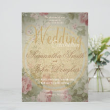 Klassische elegante Vintage-Rosen Aquarell
