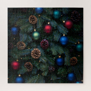 Klassische elegante Weihnachtsbaum-Ornamente