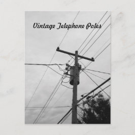 Klassische elektrische Infrastruktur Postkarte