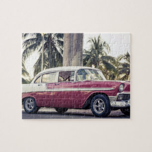 KLASSISCHE FAHRZEUG TROPISCHE JIGSAW PUZZLE