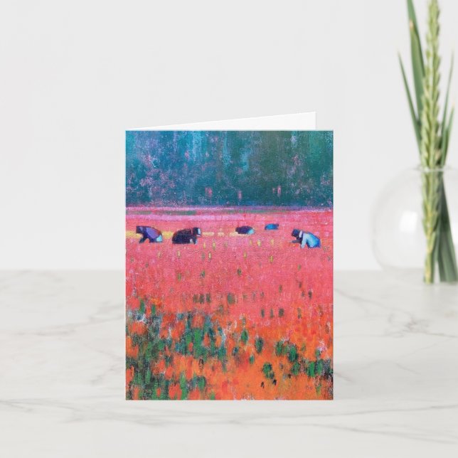 Klassische Faltkarte Dankeskarte (Vorderseite)