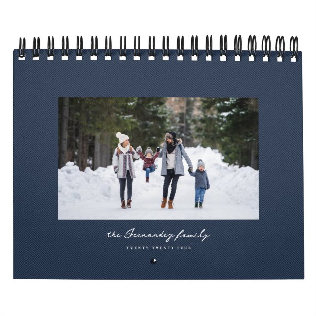 Klassische Familie mit einfachem Marinebraut Kalender (Titelbild)