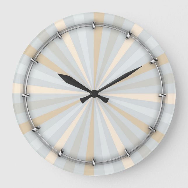 Klassische Farbtöne Harmonie der Raddekoration Große Wanduhr (Vorderseite)
