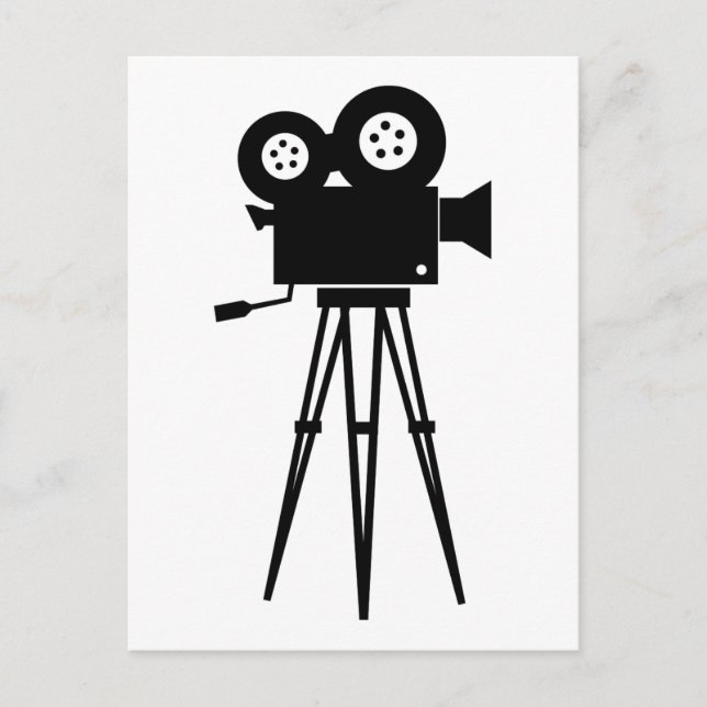 Klassische Filmkamera Postkarte (Vorderseite)