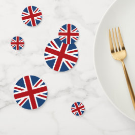 Klassische Flagge der Union Jack UK Konfetti