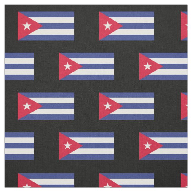 Klassische Flagge Kubas Stoff (Muster)