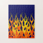 Klassische Flammenfeuer auf blauem Navy<br><div class="desc">Ein frisierte Auto-rasanter Automobil-coole Button Streifen Flammen grafische Design-Dekoration, die immer für ein großartiges Geschenk für sich selbst oder für jemand Besonderes auf Ihrer Liste, diese sind sicher, einen Eindruck bei jedem festlichen Anlässe. E-Mail mit dem unten stehenden E-Mail-Link "Diesen Designer Gefragt" für spezielle Designanfragen oder für Hilfe bei Ihrem...</div>