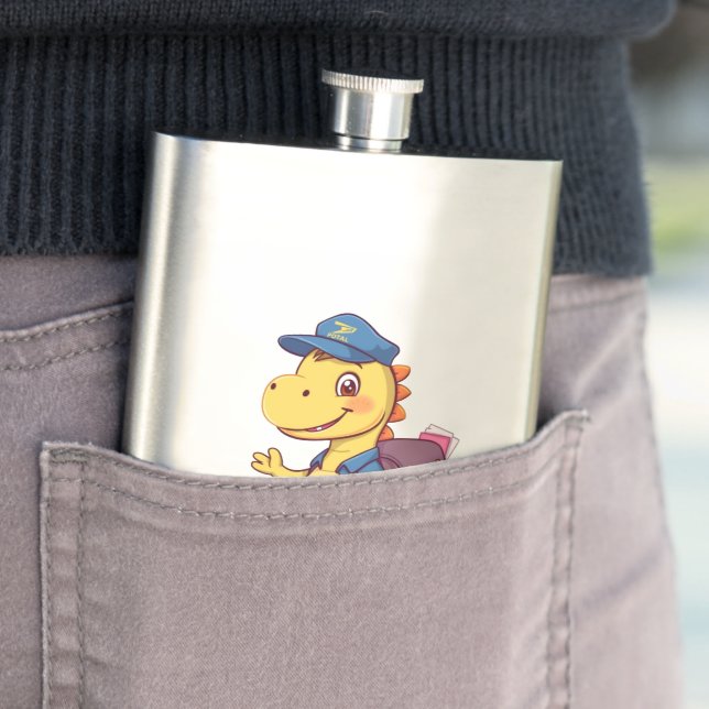 klassische Flasche Flachmann (Beispiel)