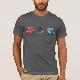 Klassische Frisierte Autos Abstrakter T - Shirt