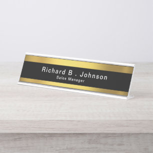 Klassische Führungskraft Geschenk Boss Schreibtisc Schreibtischnamensplakette