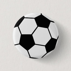 Klassische Fußballgrafik Traditioneller Sportfan Button