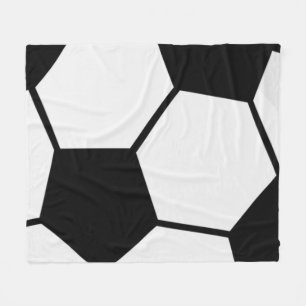 Klassische Fußballgrafik Traditioneller Sportfan Fleecedecke