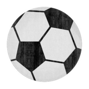 Klassische Fußballgrafik Traditioneller Sportfan Schneidebrett