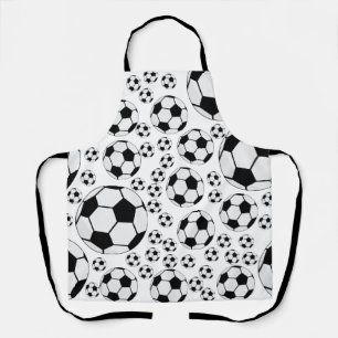 Klassische Fußballgrafik Traditioneller Sportfan Schürze