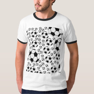 Klassische Fußballgrafik Traditioneller Sportfan T-Shirt