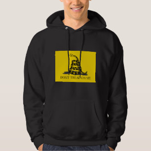 Klassische gelbe Gadsden-Flagge Don't Tread on Me Hoodie
