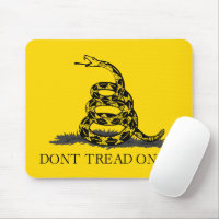 Klassische gelbe Gadsden-Flagge Don't Tread on Me