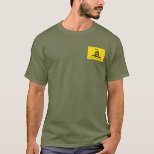 Klassische gelbe Gadsden-Flagge Don't Tread on Me T-Shirt