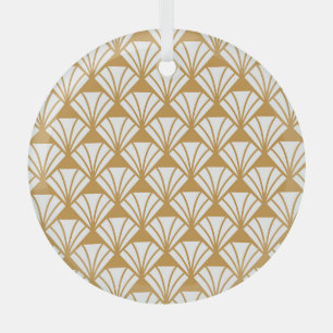 Klassische Geometrie: Art Deco Eleganz. Ornament Aus Glas