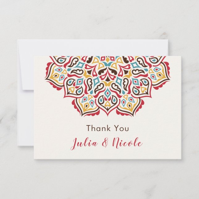 Klassische geometrische Mandala-Muster (Vorderseite)