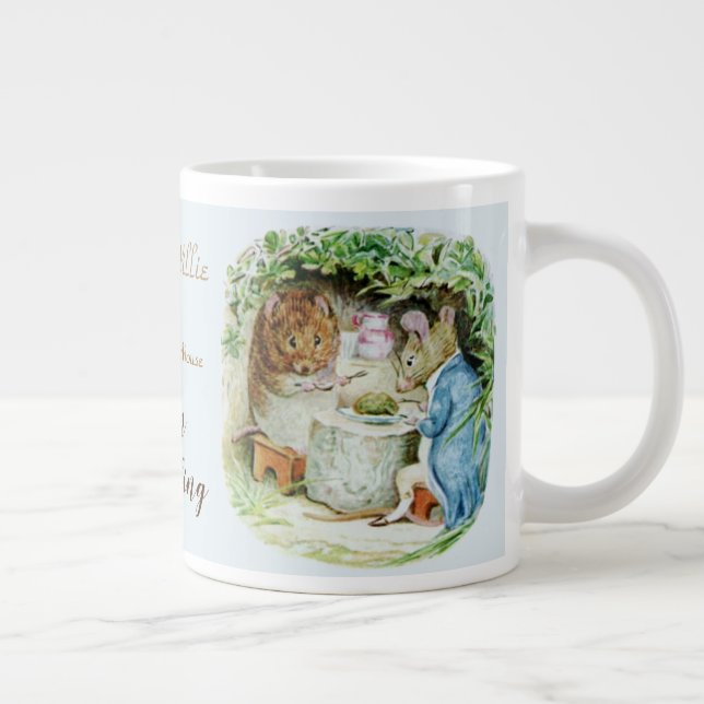 Klassische Geschichte einer Country-Maus Jumbo-Tasse (Rechts)