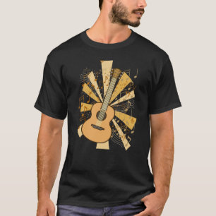 Klassische Gitarre und Musik T-Shirt