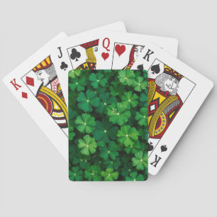 Klassische Glücksklee-Spielkarten Spielkarten